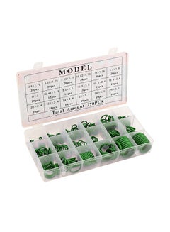 270-Piece O-Ring Washer Sealing Set Green 21cm