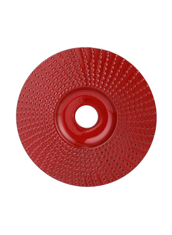 Carving Rotary Abrasive Disc For Angle Grinder Wine Red 17cm 