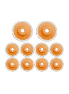 Generic 10-Piece Wool Polishing Wheel DE3337 White/Orange  - Image 1