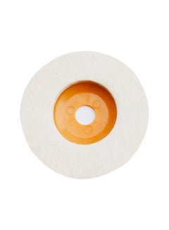 Generic 10-Piece Wool Polishing Wheel DE3337 White/Orange  - Image 3