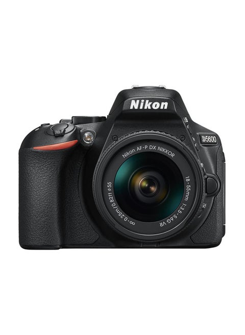 D5600 DSLR With AF-P DX NIKKOR 18-55mm f/3.5-5.6G VR Lens 24.2MP ,Built-in Wi-Fi, NFC And Bluetooth Black