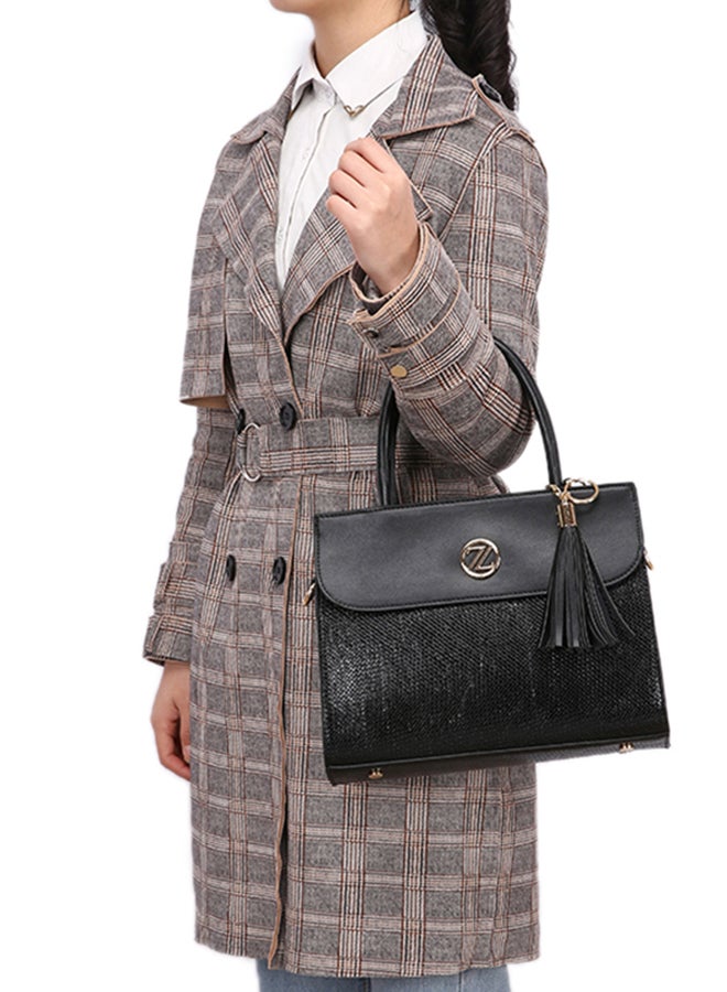 ZENEVE LONDON - Satchel Bag Black - Image 1