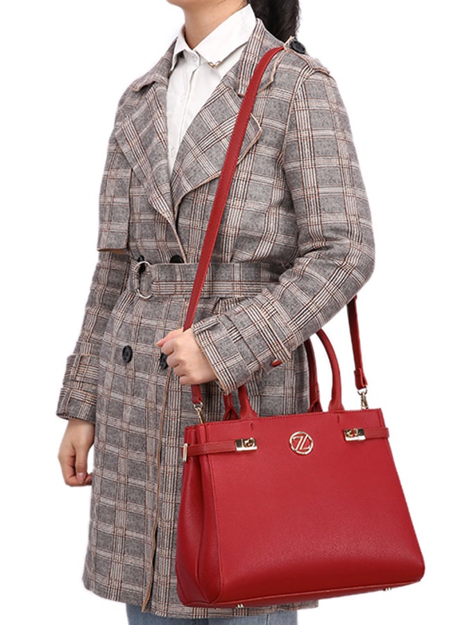 ZENEVE LONDON - Satchel Bag Red - Image 1