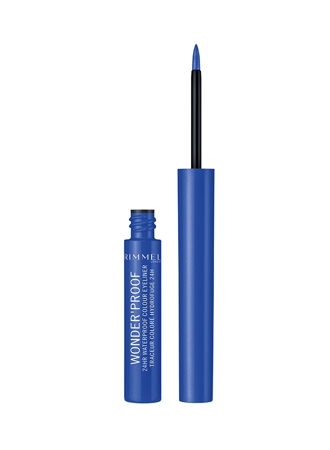 RIMMEL LONDON - Wonder'Proof Waterproof Eyeliner – 05 –Pure Blue - Image 1