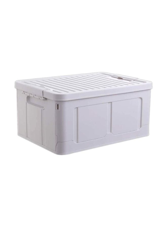 Royal Polar Foldable Plastic Storage Box White 22.6x34.4x47cm  - Image 1