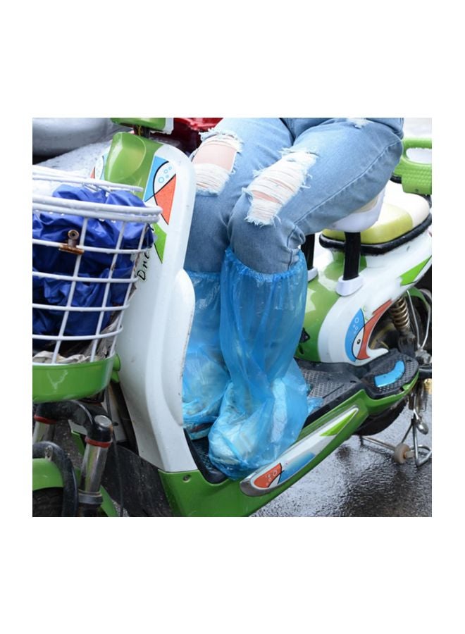 Set Of 50 Disposable Shoe Covers Blue 47x35cm - Image 2