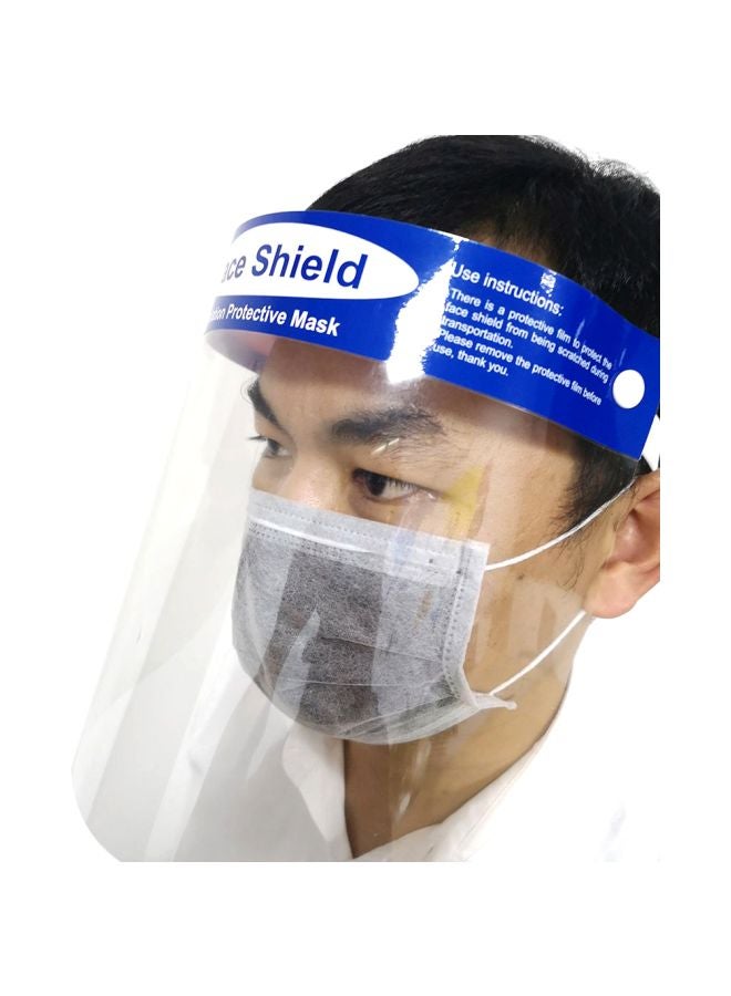 Dust Proof Protective Face Shield Clear 32x3x22cm - Image 2