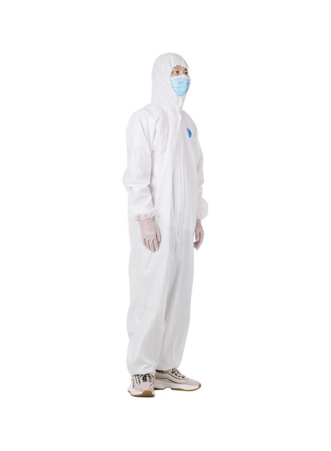 Disposable Anti-Epidemic Isolation Suit White L - Image 4