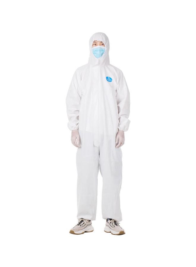 Disposable Anti-Epidemic Isolation Suit White L - Image 1