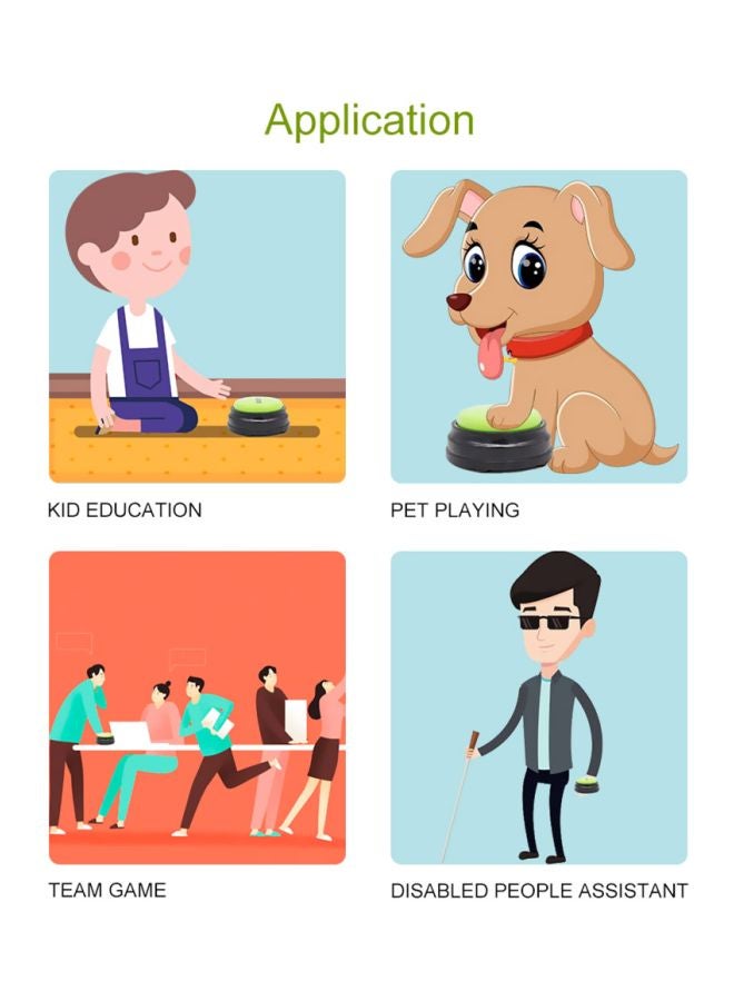 Recordable Sound Buzzer Yellow - Image 3