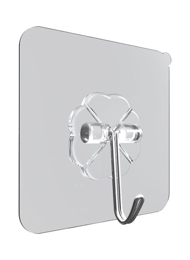 24-Piece Adhesive Hook Silver - Image 1