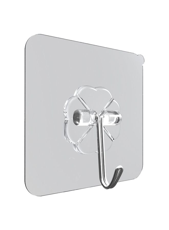 16-Piece Adhesive Hooks Clear - Image 1