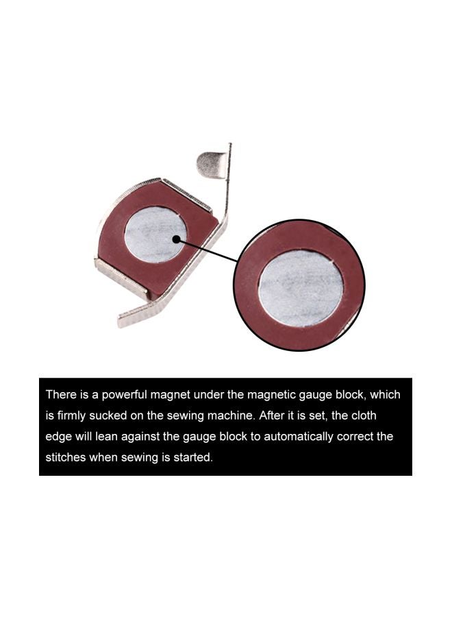 Magnetic Sewing Machine Gauge Silver 5.5x2.5cm - Image 3