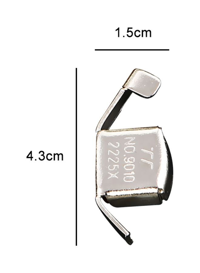 مقياس مستوى مغناطيسي . فضي 4.3x1.5سم  - Image 2