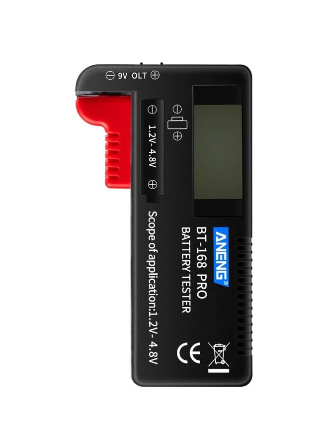أنينج جهاز اختبار بطارية رقمي أسود/أحمر 12x3x6.5Ø³Ù†ØªÙŠÙ…ØªØ±  - Image 1