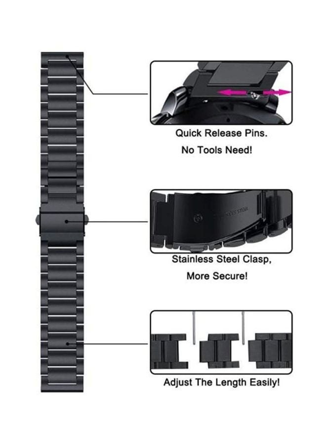 Replacement Watchband For Huawei Watch GT2 (42 mm)/Honor Magicwatch 2 (42 mm) Black - Image 2