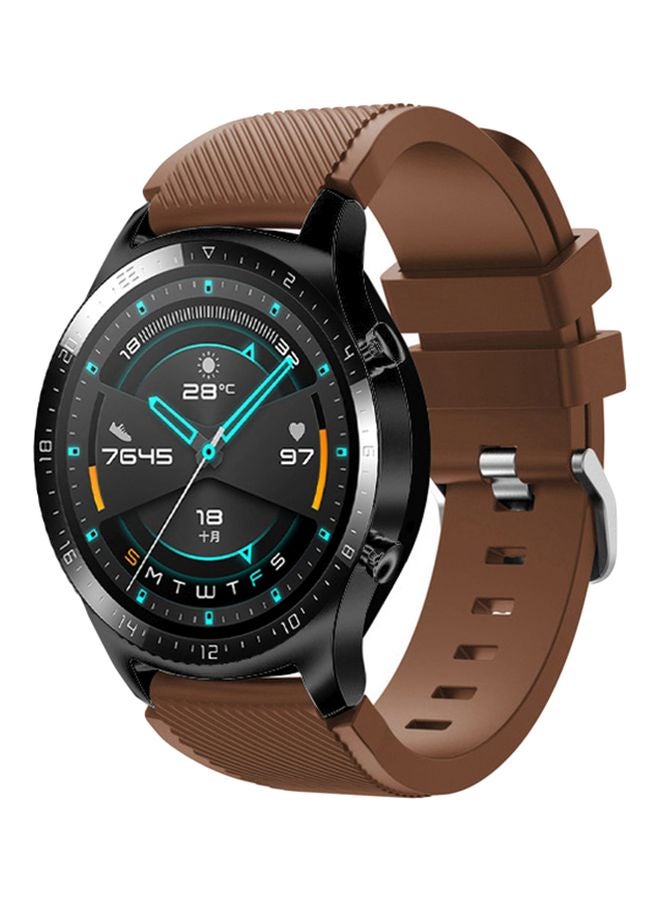Replacement Band For Huawei Watch GT 2/Honor MagicWatch 2 46mm Coffee
