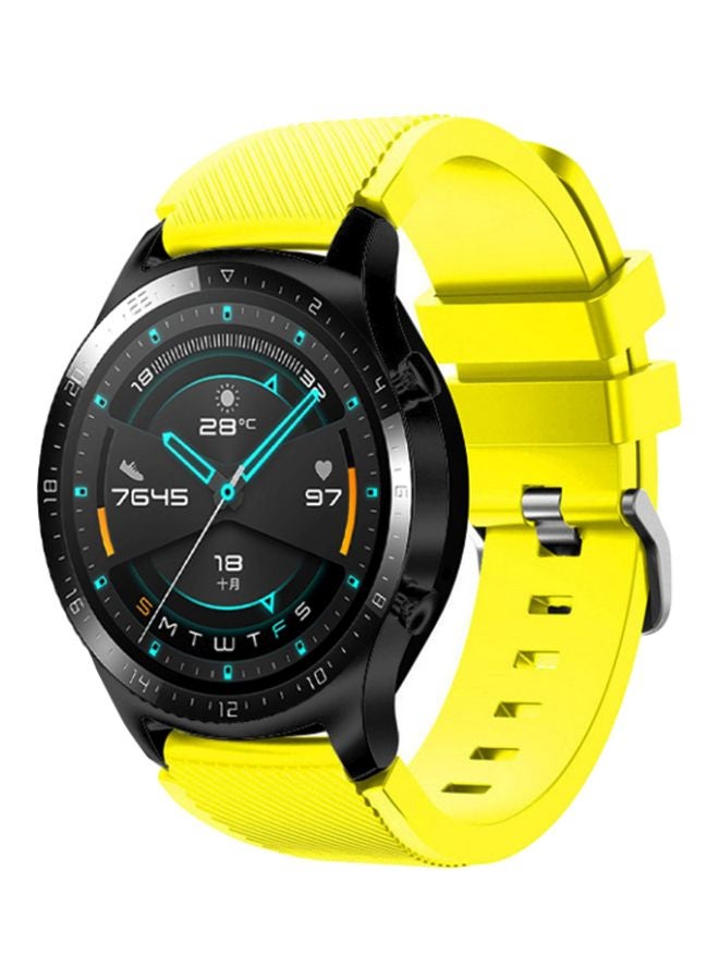 Replacement Band For Huawei Watch GT 2/Honor MagicWatch 2 46mm Yellow