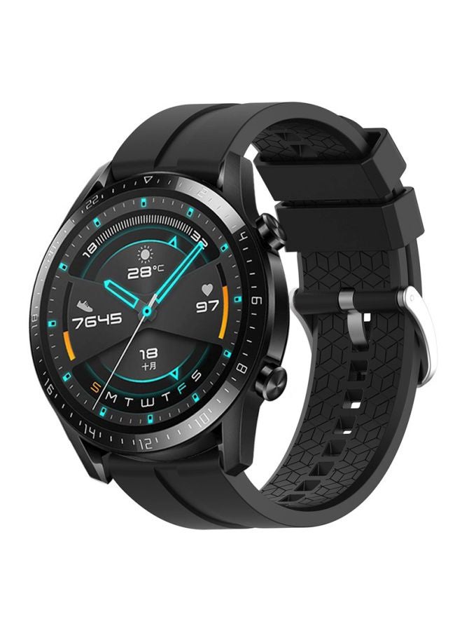 Replacement Band For Huawei Watch GT 2 46mm/Honor MagicWatch 2 46mm Black  - Image 3
