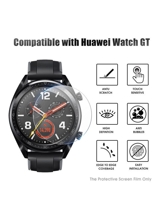 3-Piece Screen Protector For Huawei GT Watch Clear - Image 3