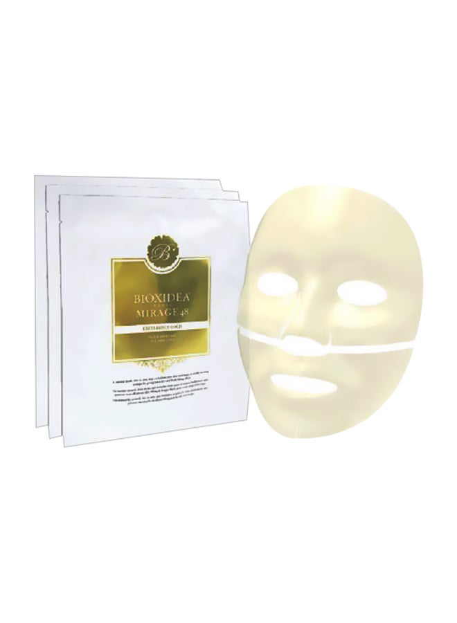 BIOXIDEA PARIS - Mirage48 Excellence Gold Face And Body Mask 3x30g - Image 1