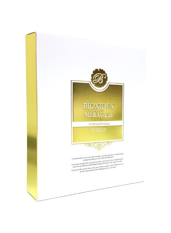 BIOXIDEA PARIS - Mirage48 Excellence Gold Face And Body Mask 3x30g - Image 1