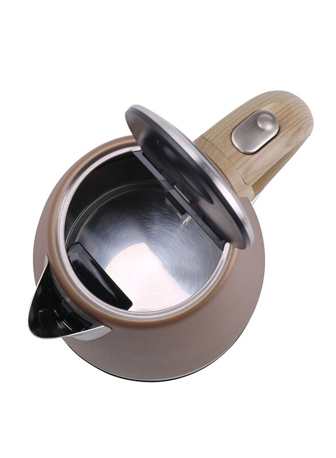 LAWAZIM Stainless Steel Electric Kettle 1.7 L 2200.0 W 05-2206-03 Brown/Silver  - Image 2