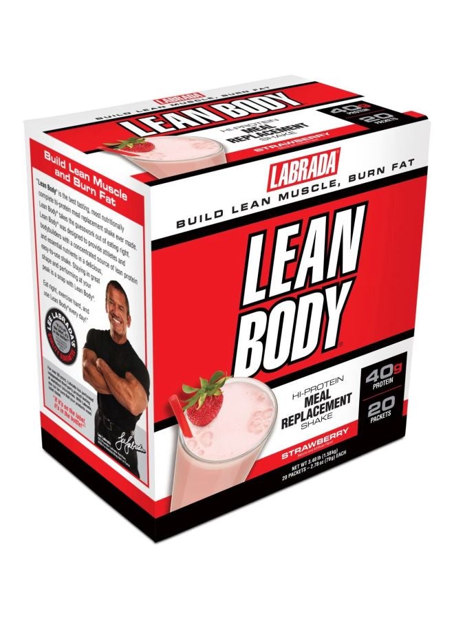 Lean Body Hi-Protein Meal Replacement Shake - Strawberry