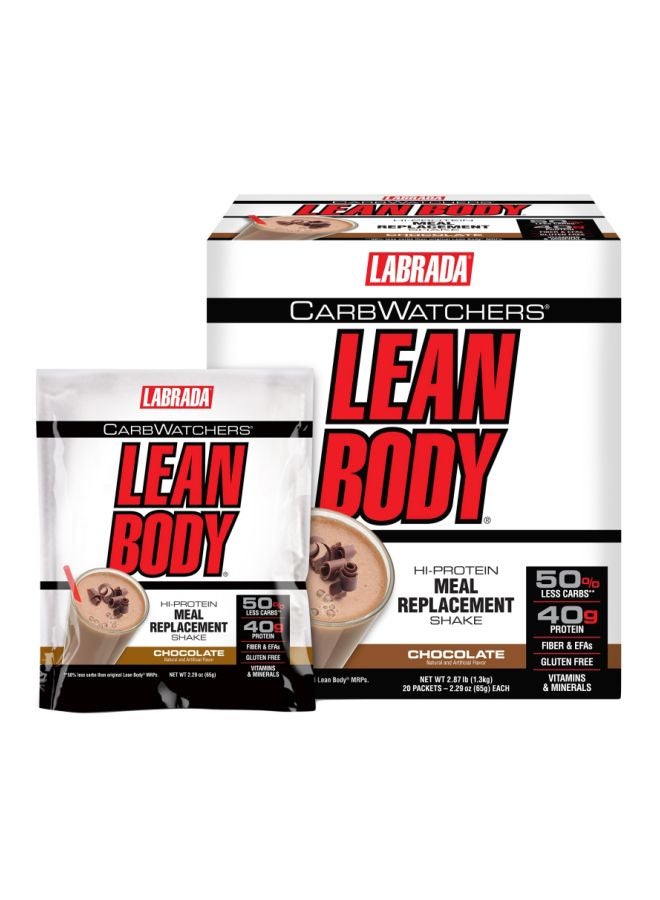 Pack Of 20  Lean Body Meal Replacement Shake