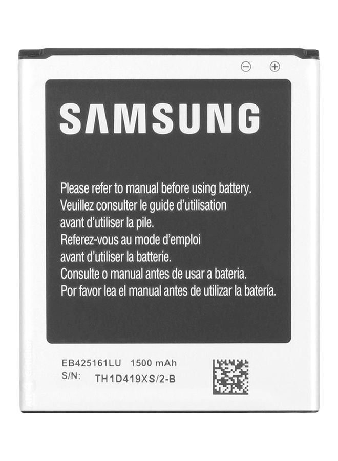 Samsung 1500.0 mAh 1500 mAh Replacement Battery For Samsung Galaxy S3 Mini Black/Silver