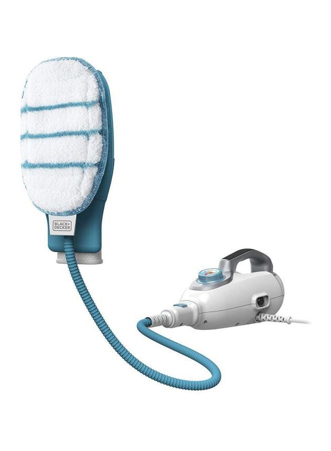 BLACK+DECKER - 15 In 1 Steam Mop 1300W With Steam Mitt 1300.0 W FSMH13151SM-B5 White/Blue - Image 1