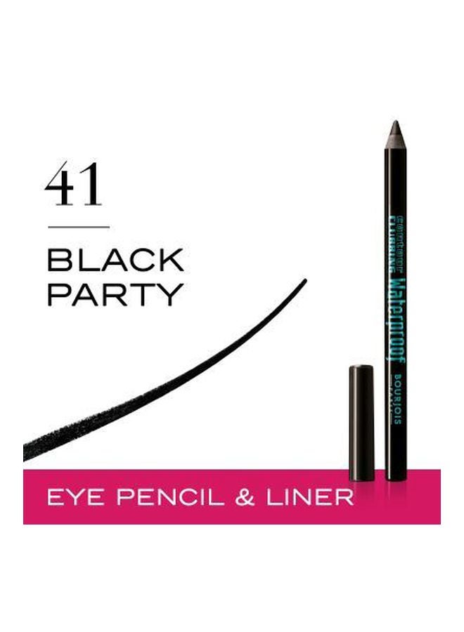 BOURJOIS PARIS Contour Clubbing Waterproof Pencil And Liner 41 Black Party  - Image 3