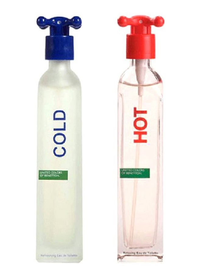 Benetton - Hot And Cold Gift Set Hot EDT (100 ml) & Cold EDT (100 ml) - Image 1
