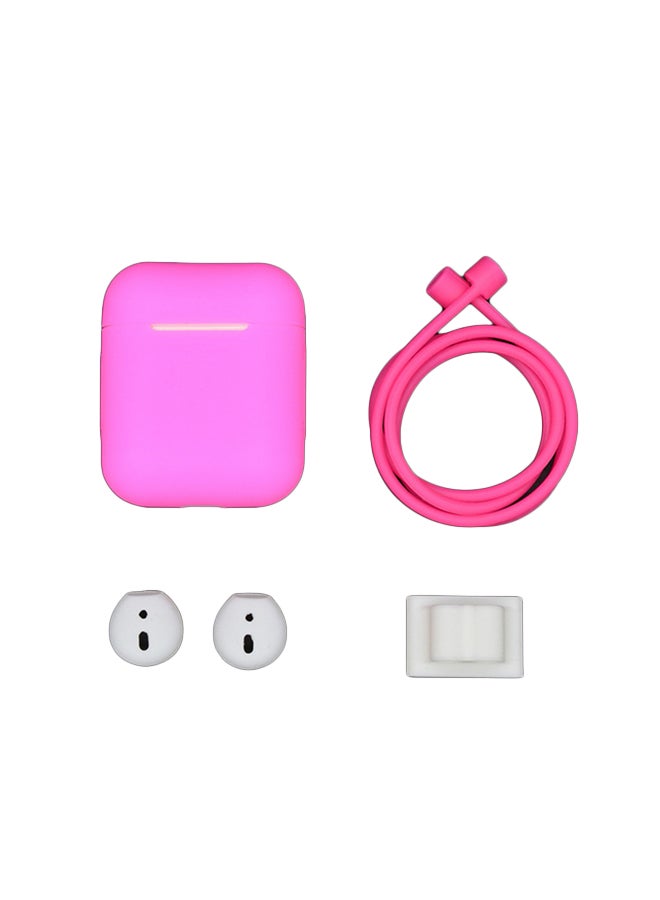 Cool Baby Stylish AirPods Case With Safety Accessory Set Pink/White