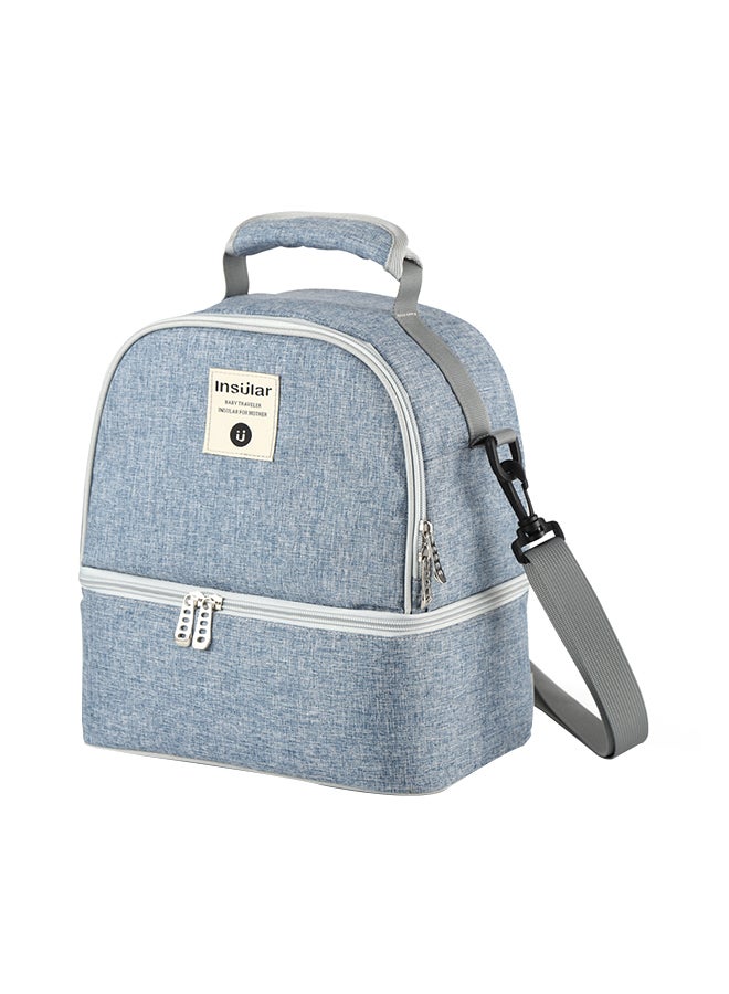 انسولار حقيبة تبريد زجاجات حليب الأم مكونة من 3 طبقات - Image 1