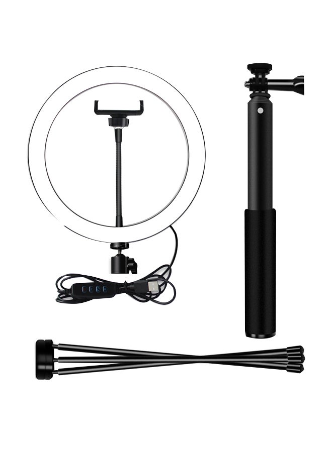 LED Ring Photography Lighting Kit Black  - Image 1