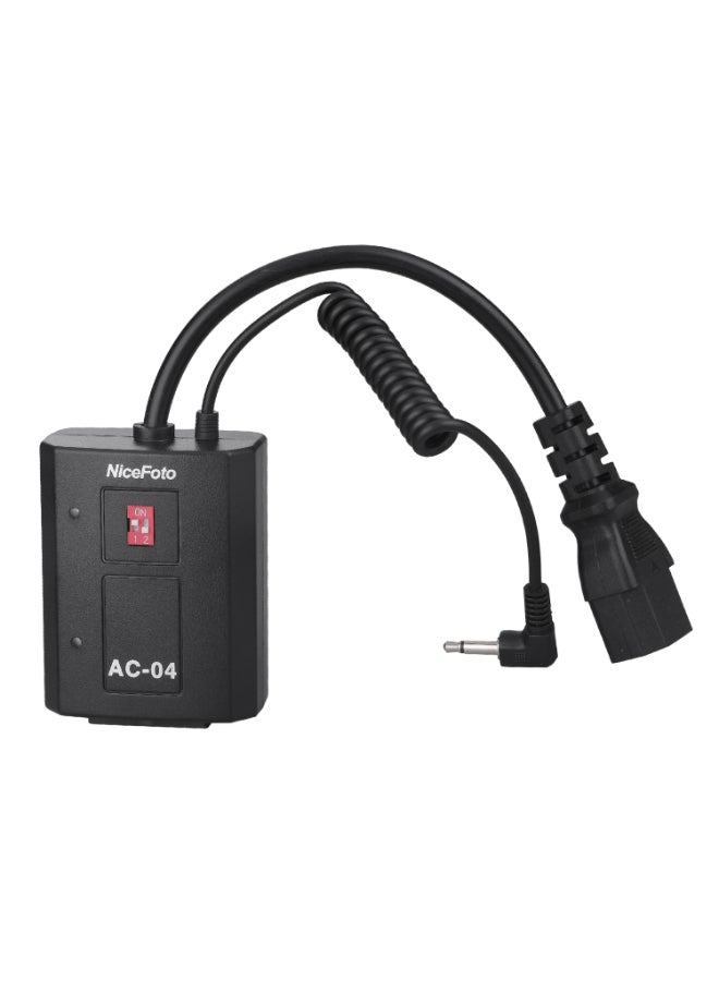 NiceFoto AC-04B Wireless Remote Flash Trigger With 6.35mm Adapter Black - Image 3