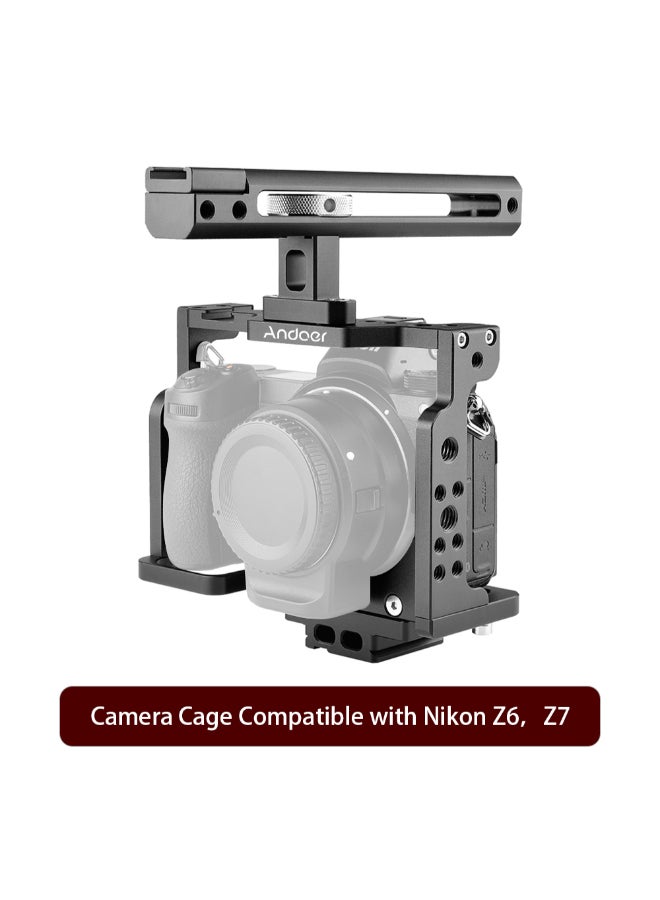 ANDOER C15-B Camera Cage For Nikon Z6/Z7 Black  - Image 4