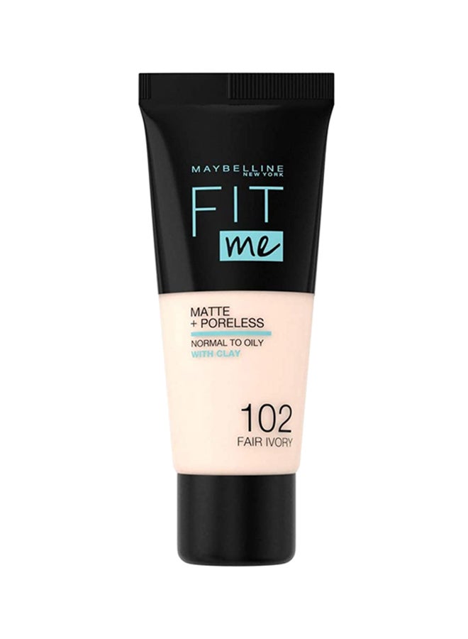 Fit Me Matte And Poreless Foundation Cream Beige