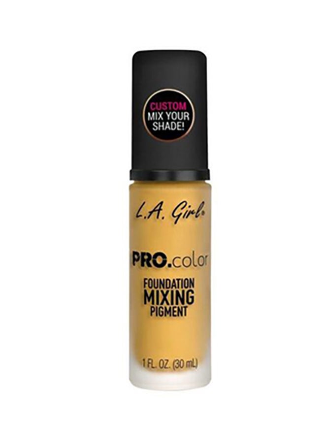 LA Girl - Pro Matte Mixing Pigment Liquid Foundation Yellow - Image 1