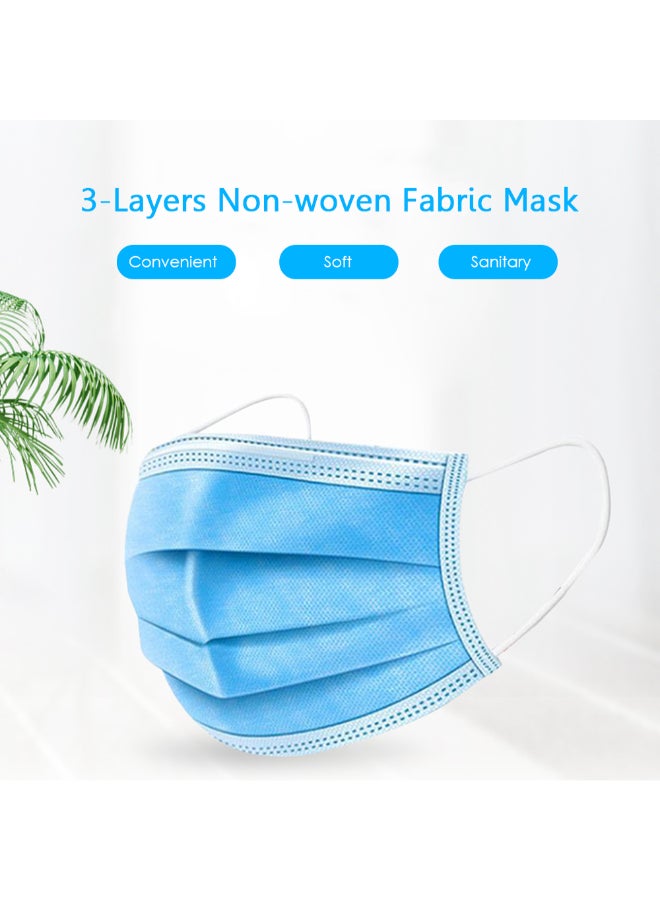 50 -Piece Non-woven Fabric Filtration Soft/Breathable Disposable Protective Mask - Image 2