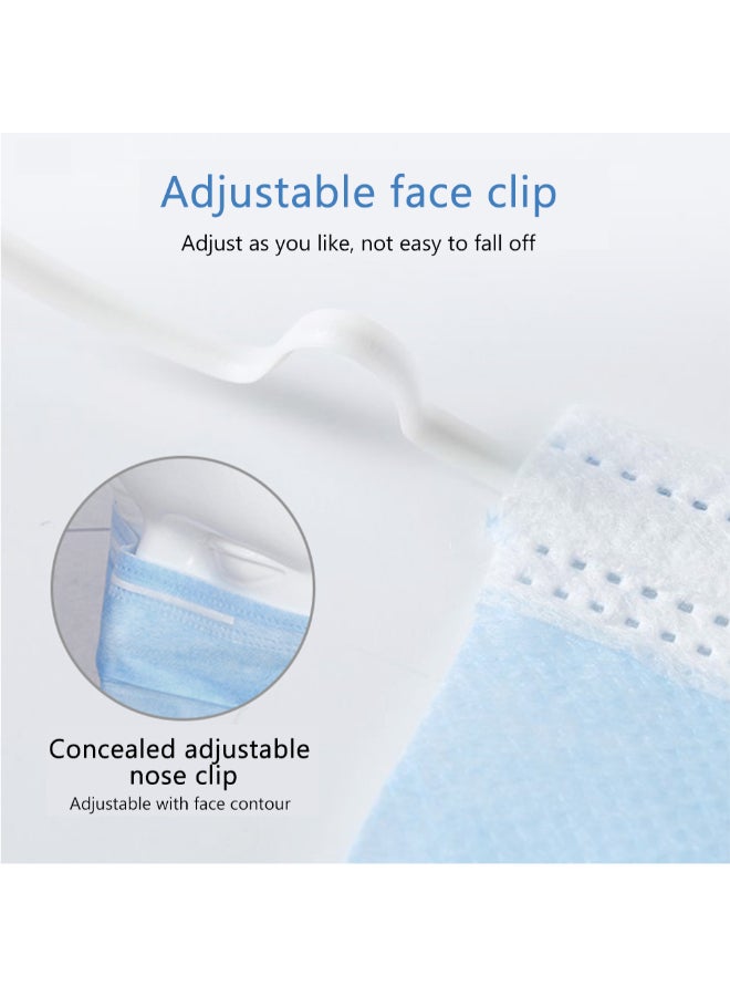 50-Piece Medical Dust-proof Breathable Dustproof Disposable Face Mask - Image 2