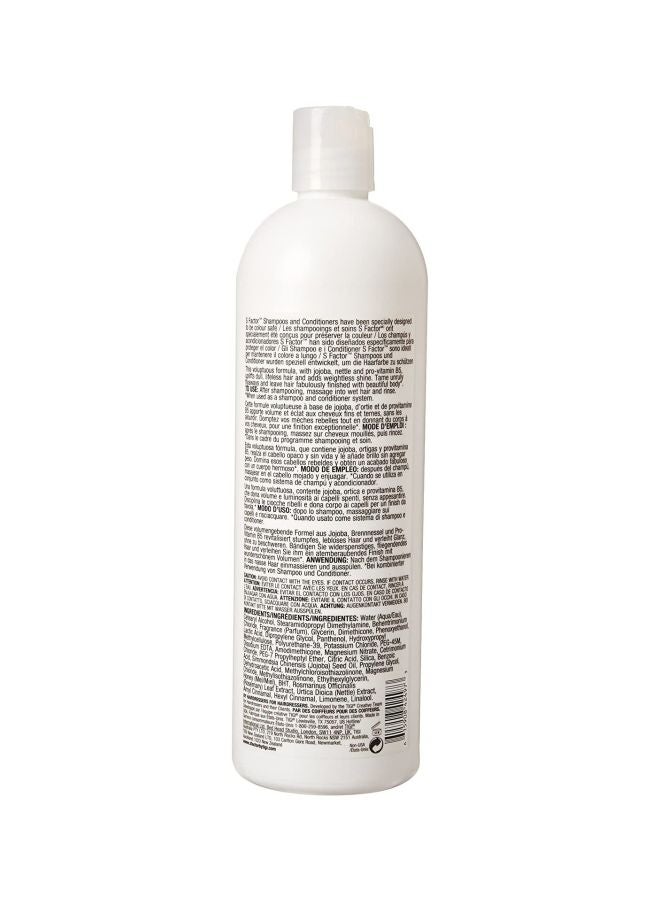 TIGI S Factor Stunning Volume Conditioner 750ml - Image 2