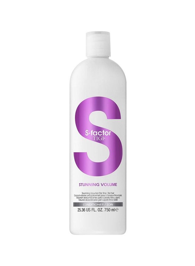 TIGI S Factor Stunning Volume Conditioner 750ml - Image 1
