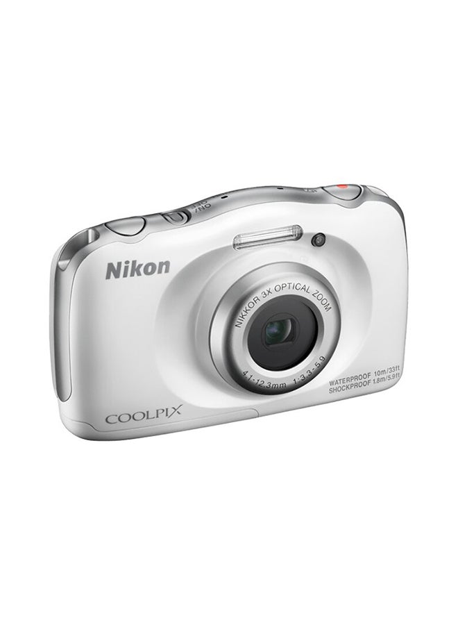Nikon - Coolpix W100 Point And Shoot Camera 3x Wide Optical Zoom-NIKKOR ED Glass Lens 13.2MP Waterproof With Built-in Wi-Fi, NFC And Bluetooth - Image 1