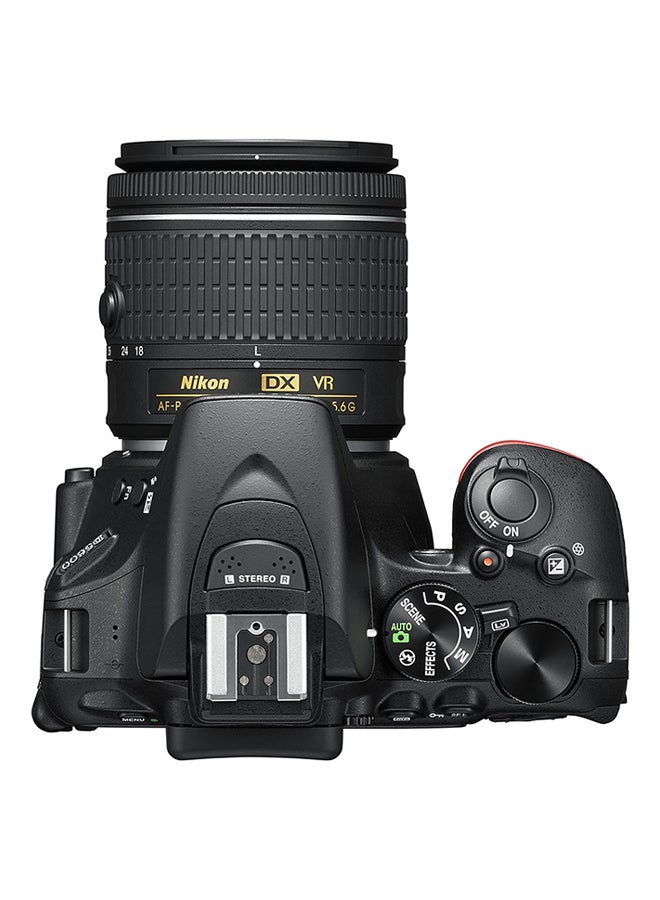 Nikon - D5600 DSLR With AF-P DX NIKKOR 18-55mm f/3.5-5.6G VR Lens 24.2MP , Built-in Wi-Fi, NFC, Bluetooth And Accessory Bundle - Image 1