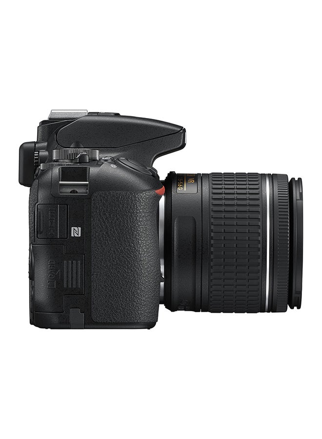 Nikon - D5600 DSLR With AF-P DX NIKKOR 18-55mm f/3.5-5.6G VR Lens 24.2MP , Built-in Wi-Fi, NFC, Bluetooth And Accessory Bundle - Image 1