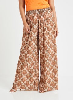 Vero Moda Curve Wide Leg Pants Orange/Blush  - Image 1