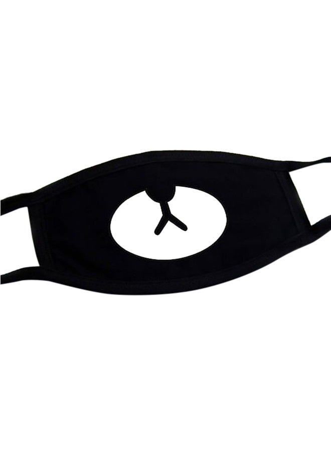 Generic Unisex Black Cute Bear Cotton Mouth Face Mask  - Image 4