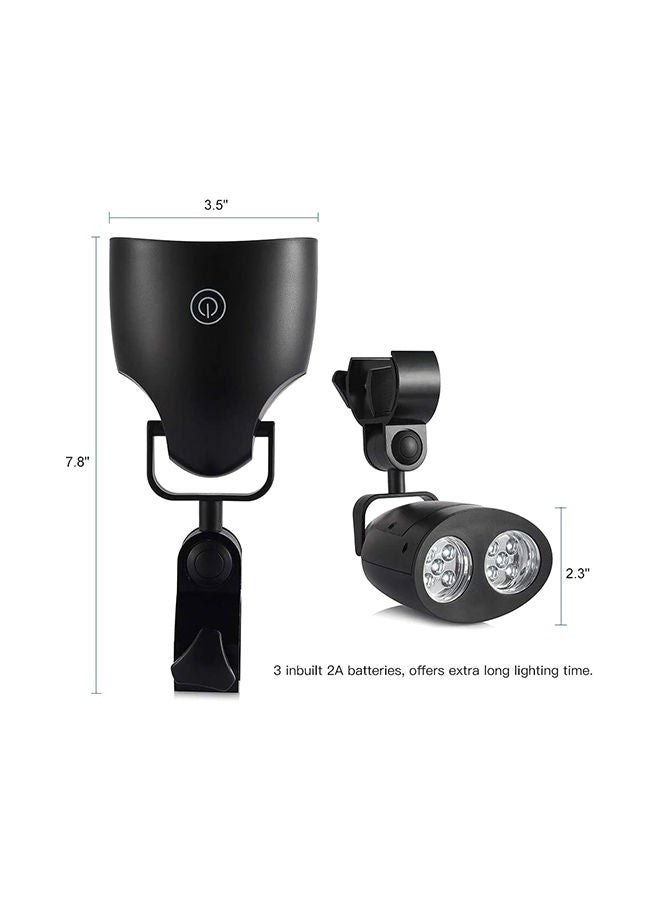 جيرينك مصباح للشواية يعمل باللمس ومزود بمفتاح حساس للشواء أسود 3.6x4.6x4.2سم - Image 2